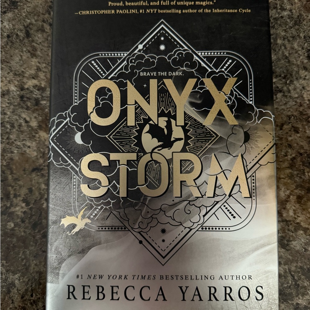 Onyx Storm by Rebecca Yarros Hardcover Target Exclusive
